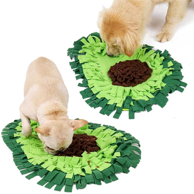 Snuffle Mat: Interactive Dog Puzzle Toy and Feeding Training Blanket