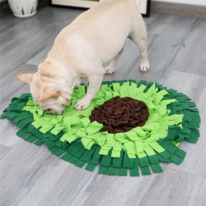 Snuffle Mat: Interactive Dog Puzzle Toy and Feeding Training Blanket
