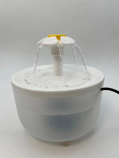 USB-Powered Pet Water Fountain: 1200mL Silent Recirculating Filtered Cat Drinking Bowl