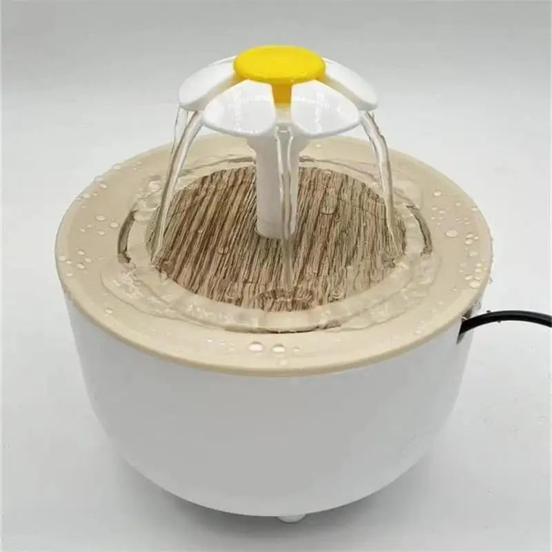 USB-Powered Pet Water Fountain: 1200mL Silent Recirculating Filtered Cat Drinking Bowl