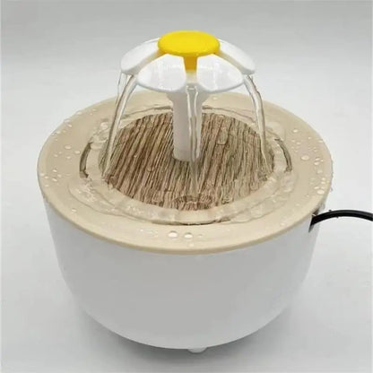 USB-Powered Pet Water Fountain: 1200mL Silent Recirculating Filtered Cat Drinking Bowl