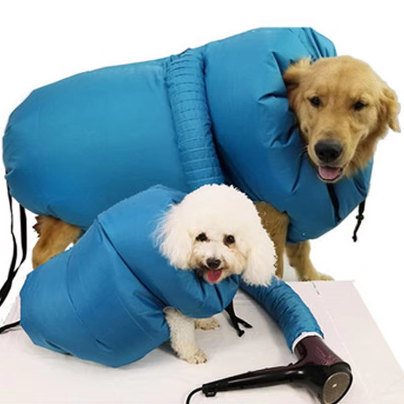 Portable Pet Drying Bag – Foldable Grooming Solution for Dogs and Cats