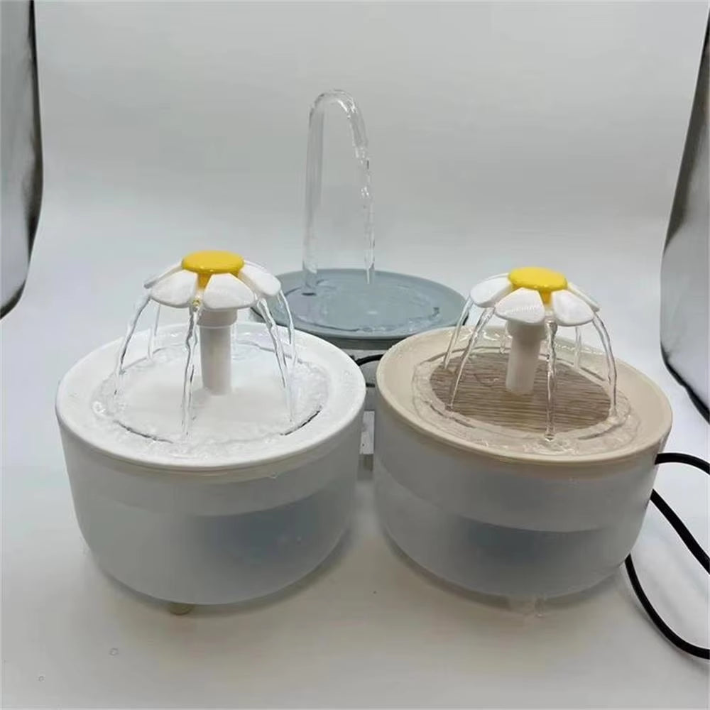 USB-Powered Pet Water Fountain: 1200mL Silent Recirculating Filtered Cat Drinking Bowl