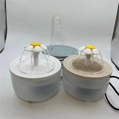 USB-Powered Pet Water Fountain: 1200mL Silent Recirculating Filtered Cat Drinking Bowl