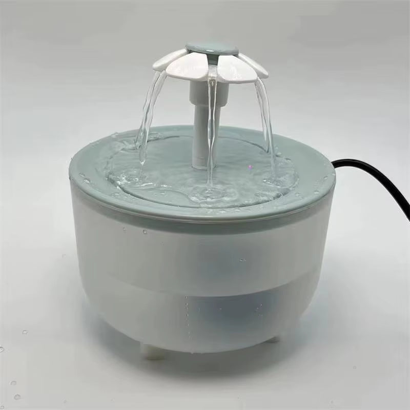 USB-Powered Pet Water Fountain: 1200mL Silent Recirculating Filtered Cat Drinking Bowl